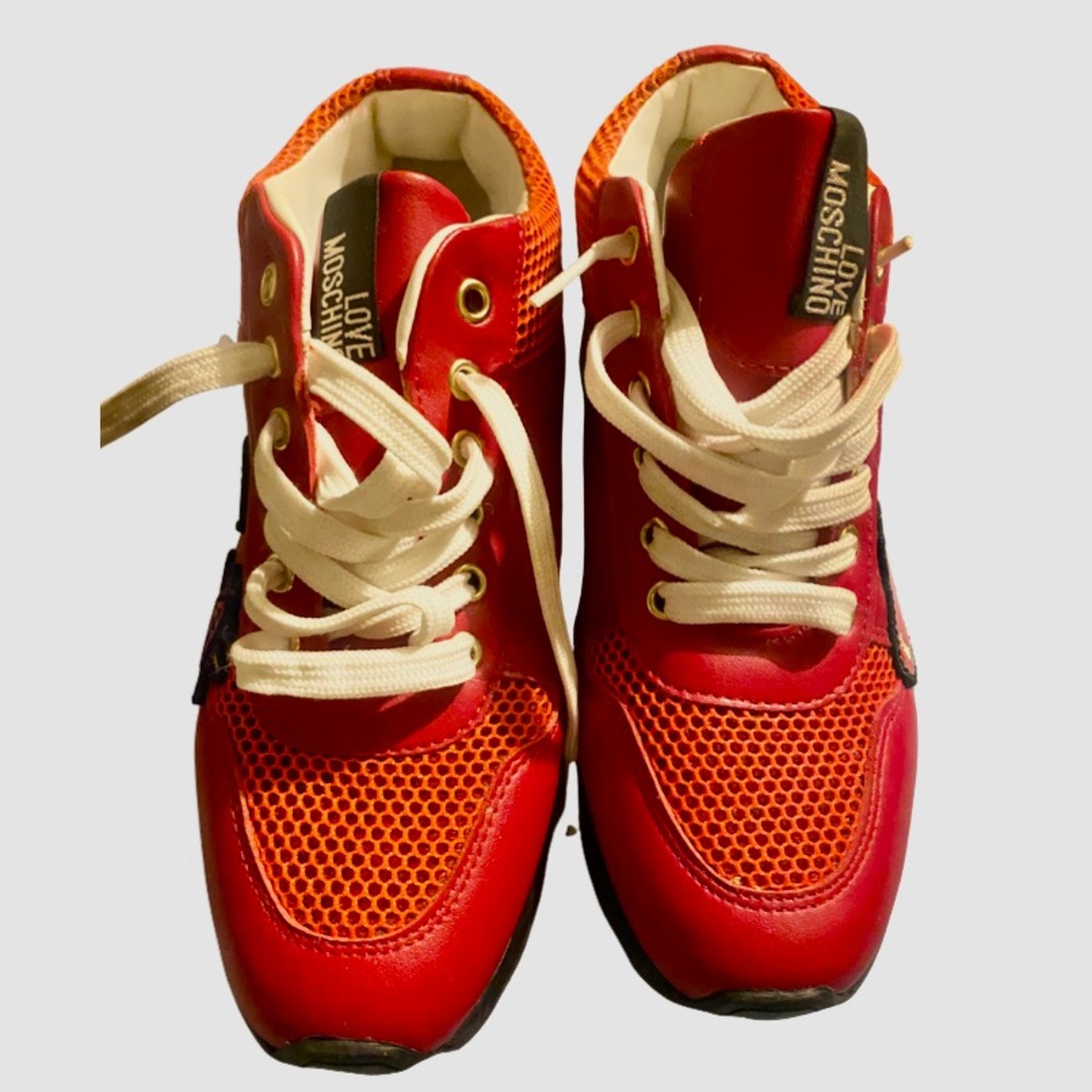 Love Moschino Leather Sneakers